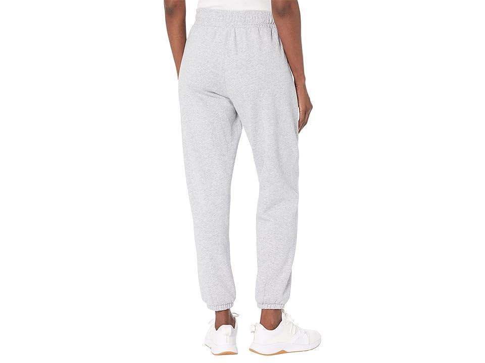 DKNY Metallic Logo Everyday Joggers (Pearl Grey Heather/Silver) Women's Clothing Product Image