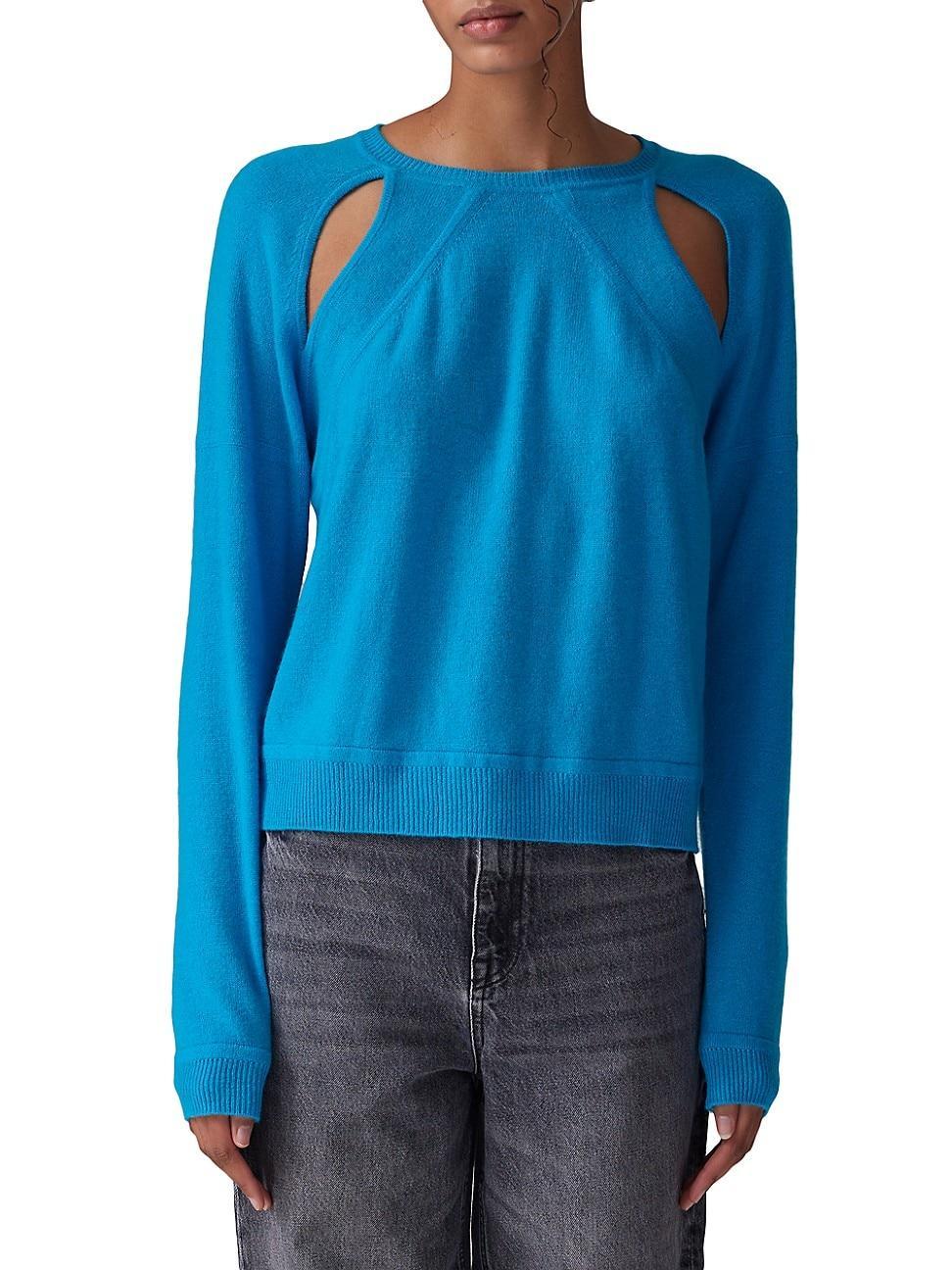 Womens Palooza Cut-Out Cashmere Sweater Product Image