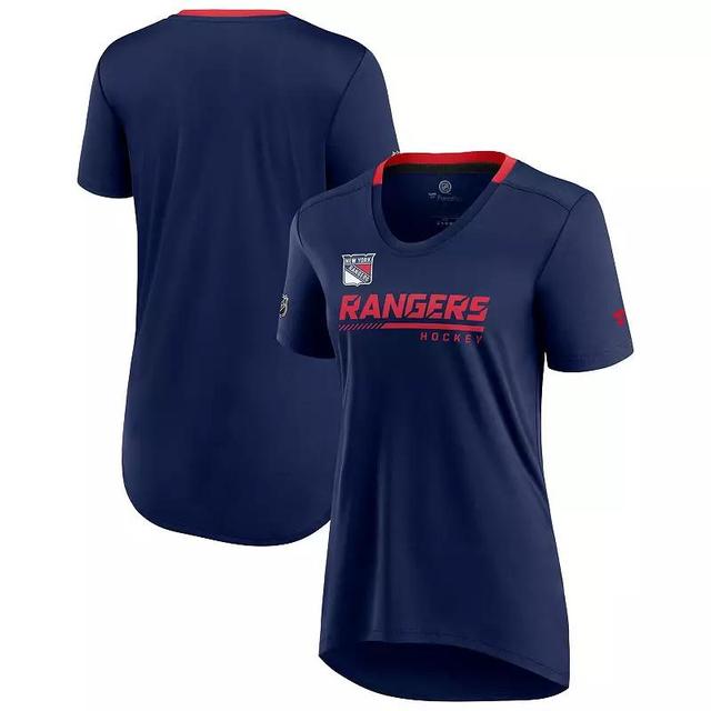 Womens Fanatics Branded Navy New York Rangers Authentic Pro Locker Room T-Shirt Ran Blue Product Image