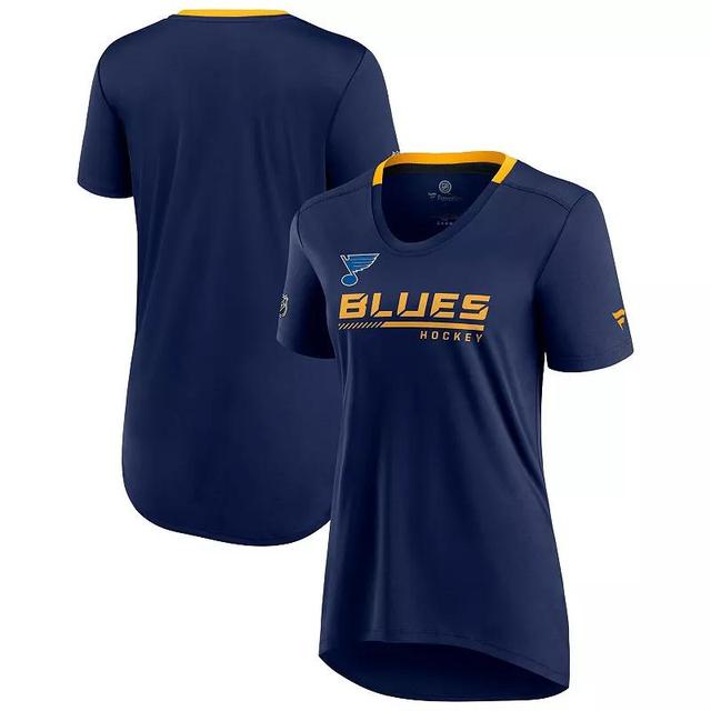 Womens Fanatics Branded St. Louis Blues Authentic Pro Locker Room T-Shirt Product Image