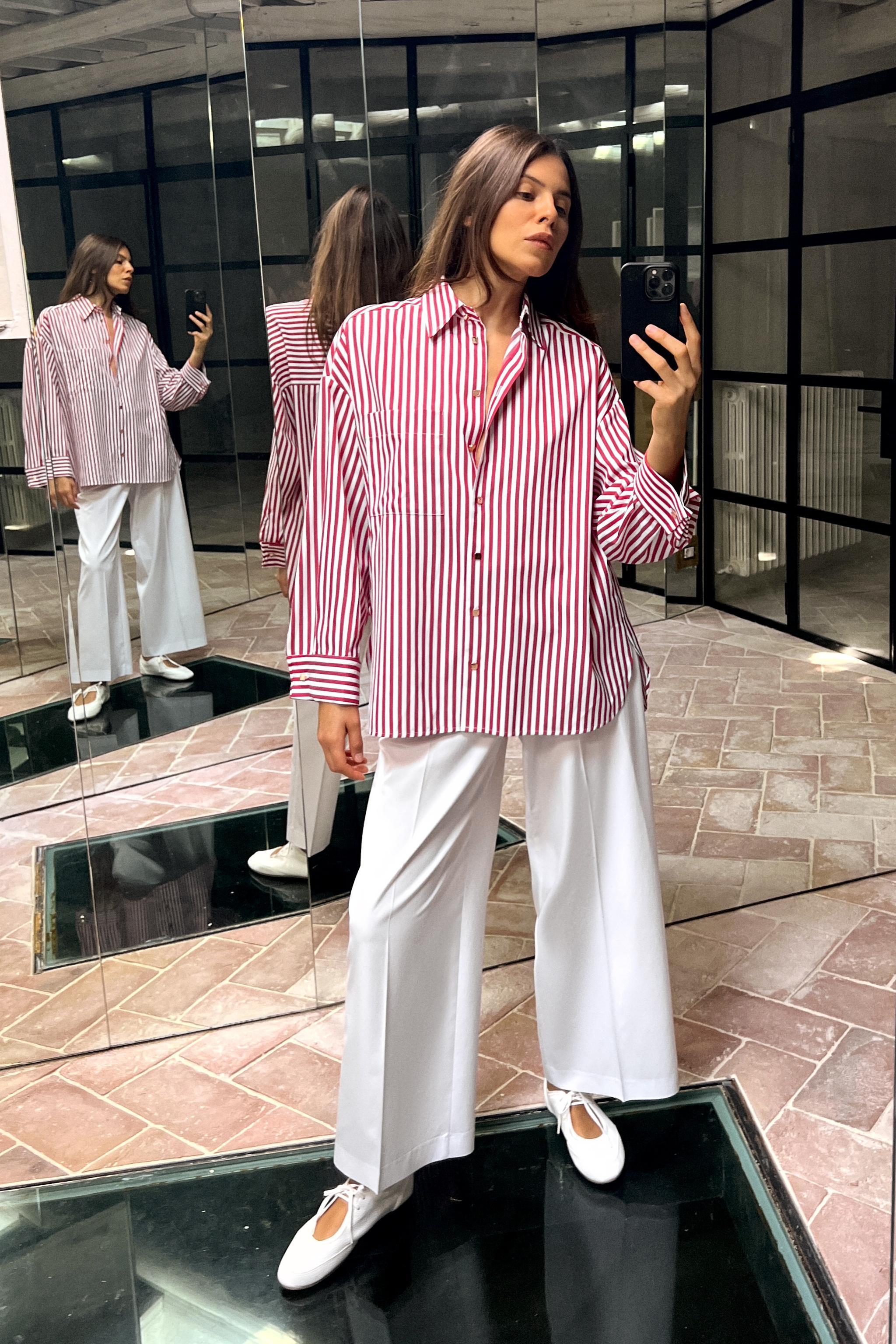 OVERSIZED STRIPED SHIRT Product Image