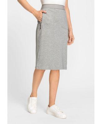 Jersey Knit Pull-On Skirt Product Image