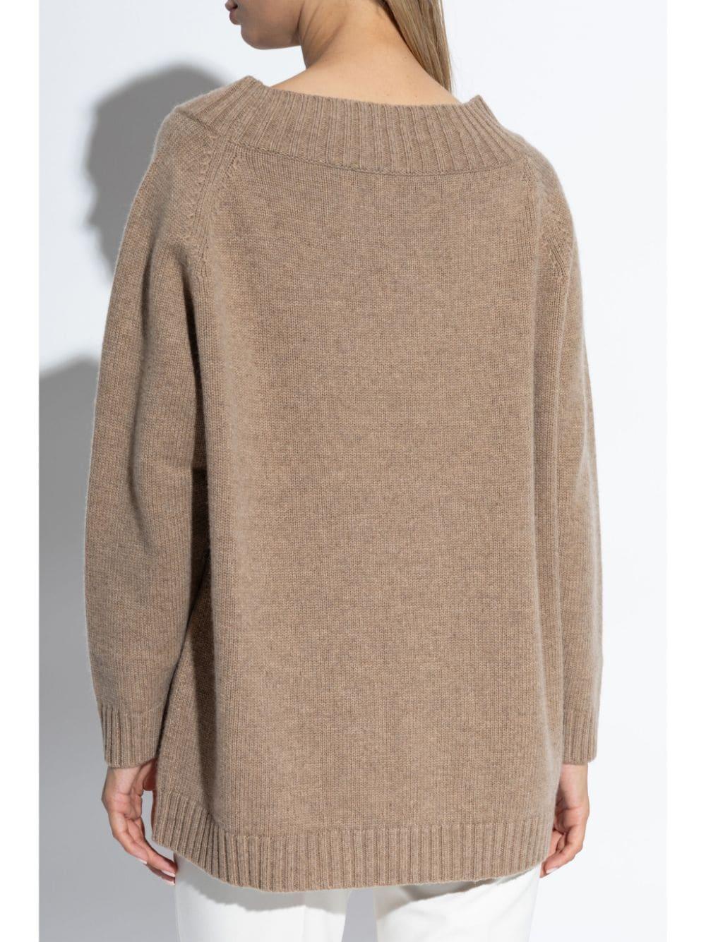 Radames Knitted Jumper In Brown Product Image