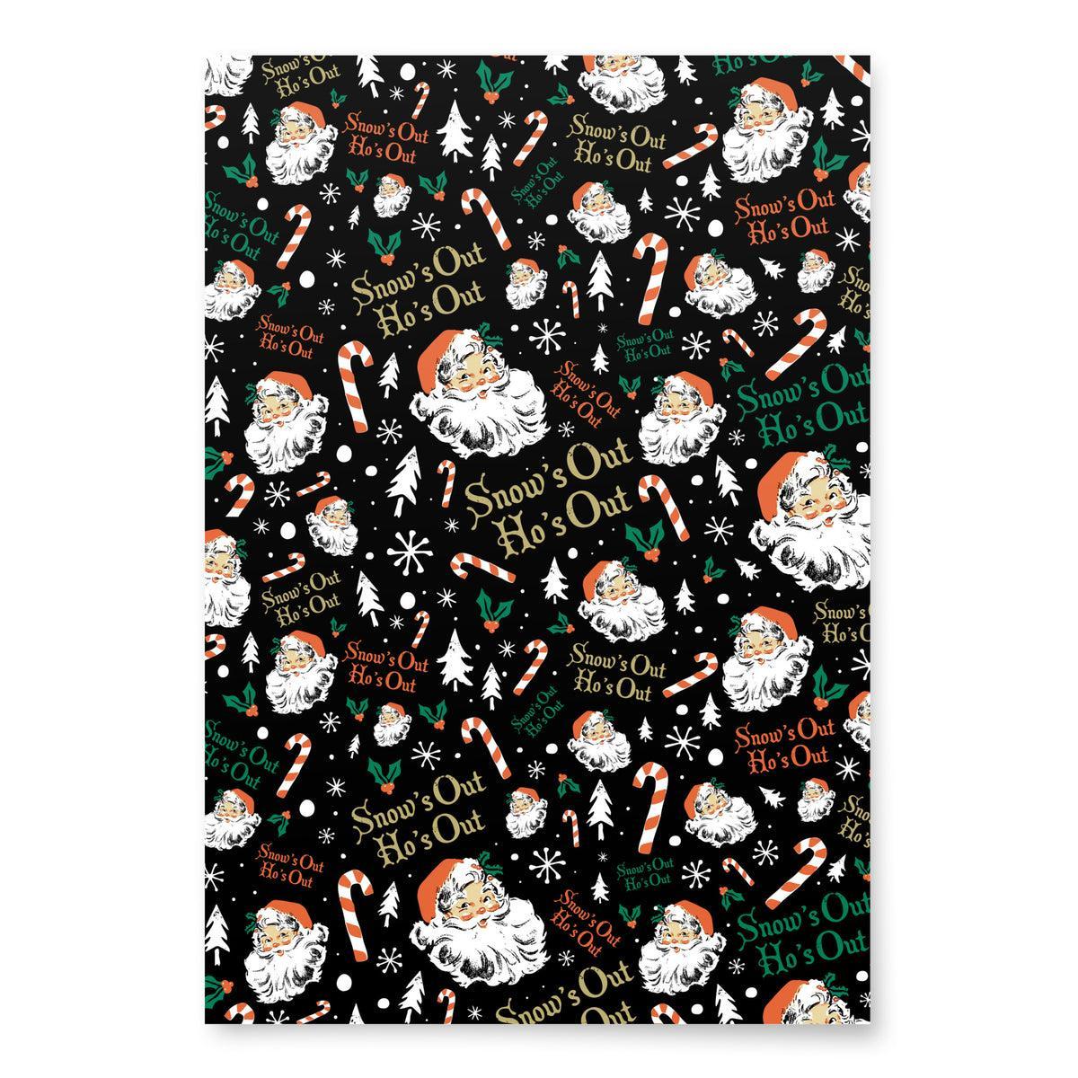 Snow's Out Ho's Out - Wrapping Paper Sheets (3) - T-Shirt Product Image