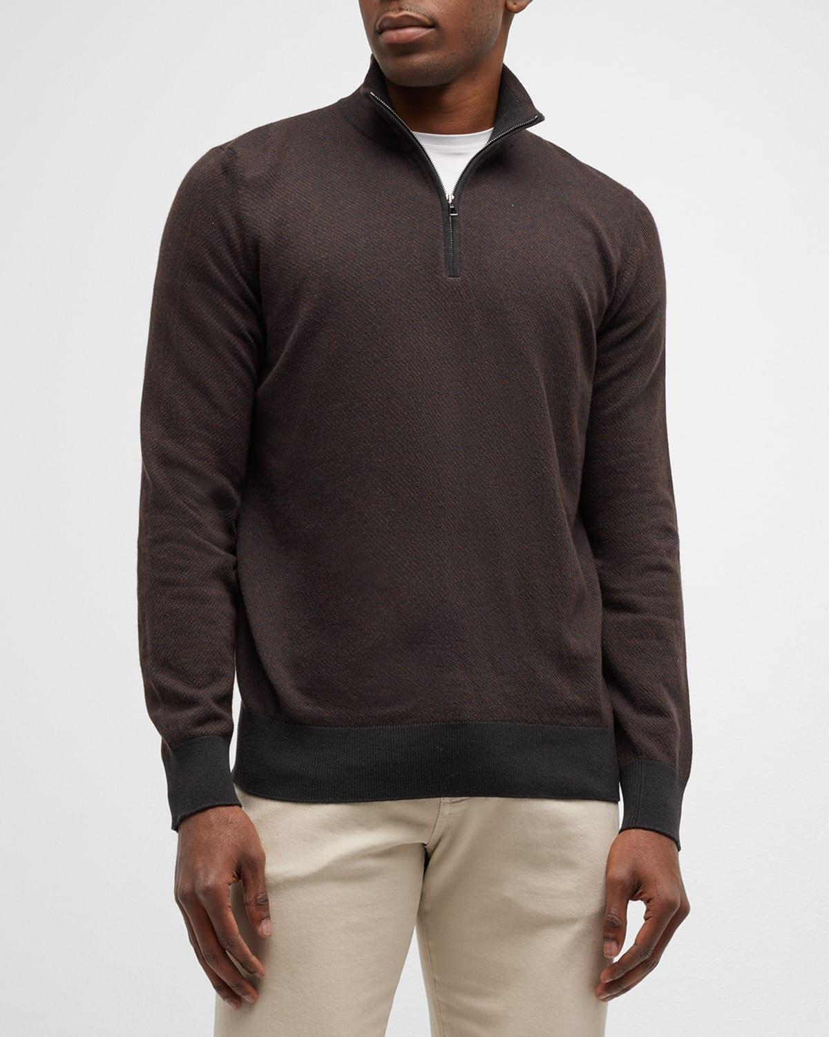 Mens Roadster 1/4-Zip Cashmere Sweater Product Image