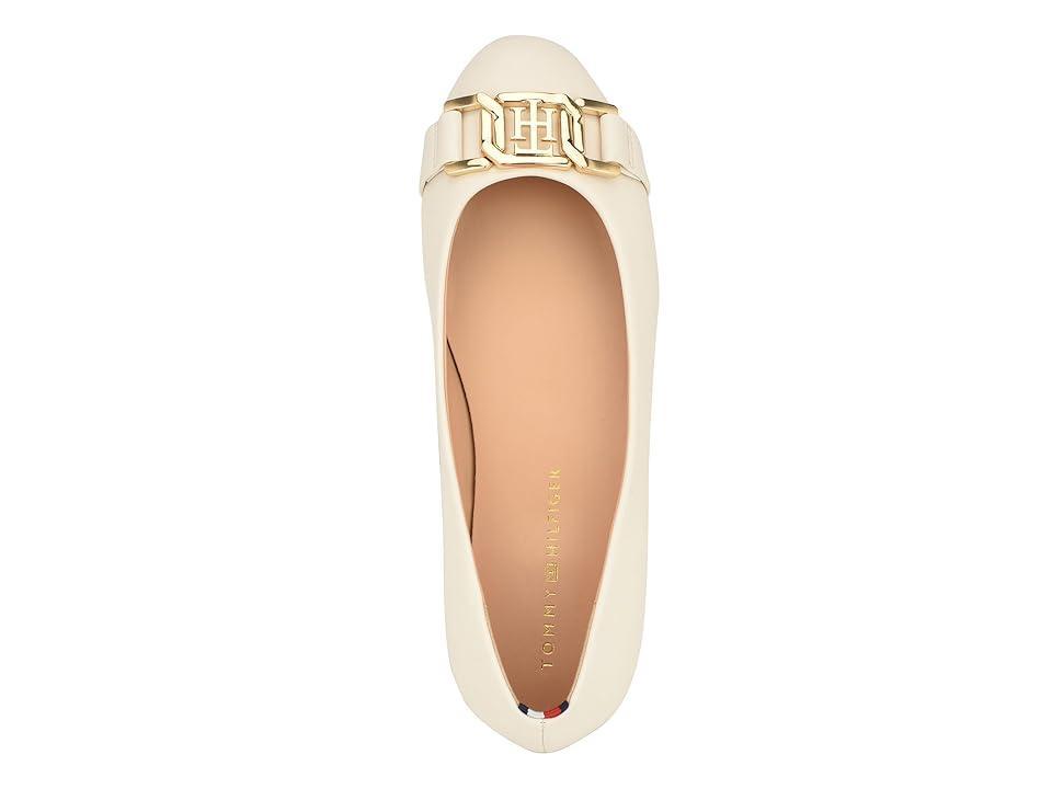 Tommy Hilfiger Gallyne (Ivory) Women's Flat Shoes Product Image