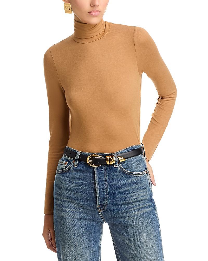 Womens Soft Touch Turtleneck Top Product Image