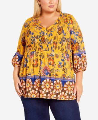 Plus Size Sienna V-neck Top Product Image