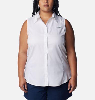 Columbia Women's PFG Tamiami Sleeveless Shirt - Plus Size- Product Image