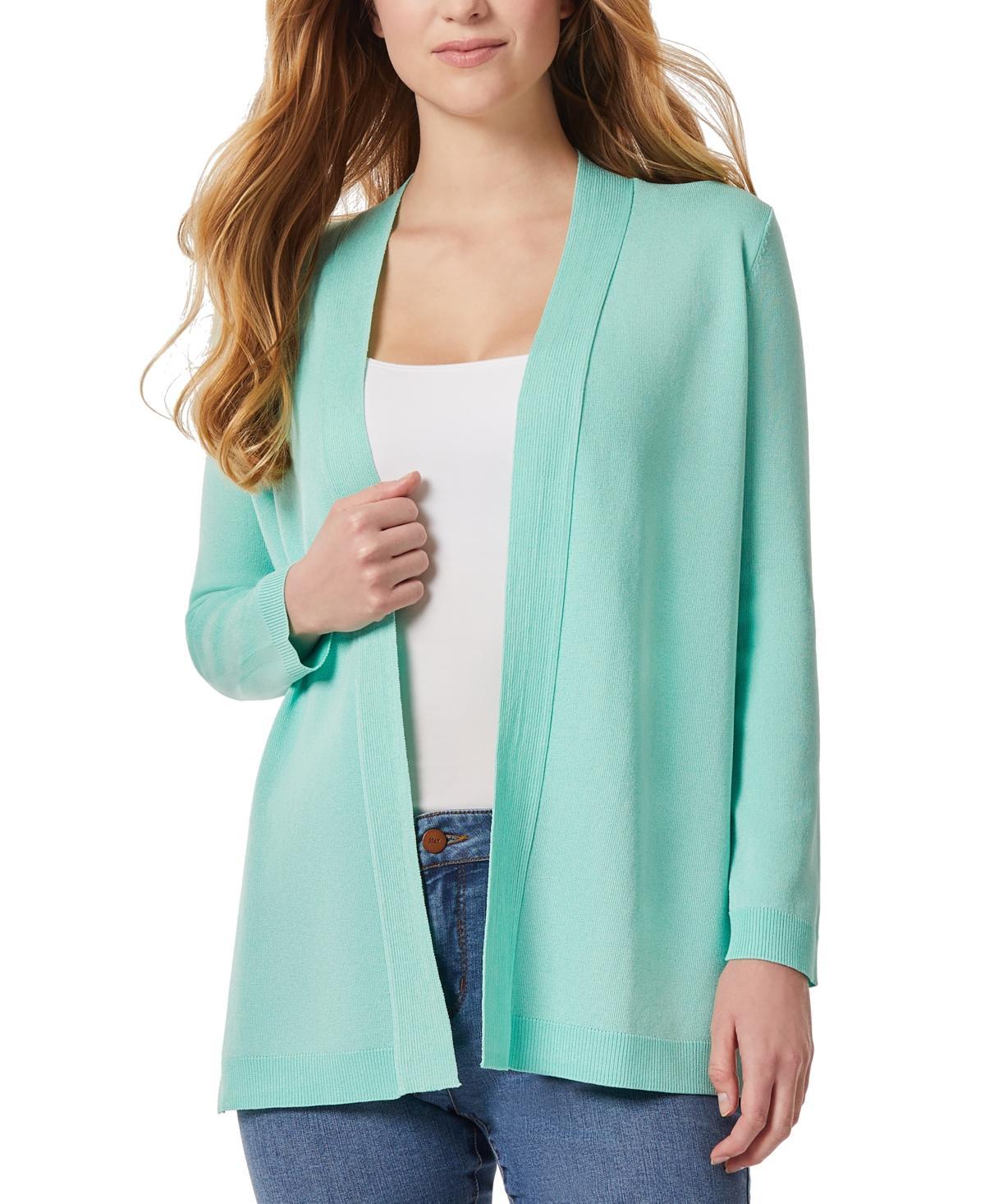 Jones New York Womens Open-Front Long-Sleeve Cardigan Product Image