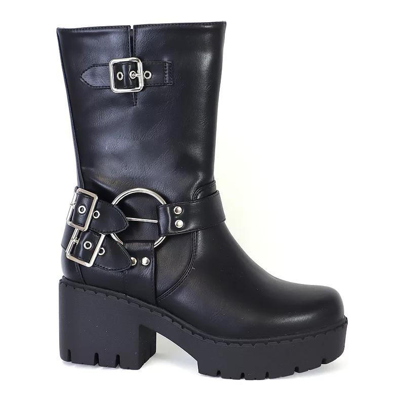 Yoki Blakely Womens Biker Boots Product Image