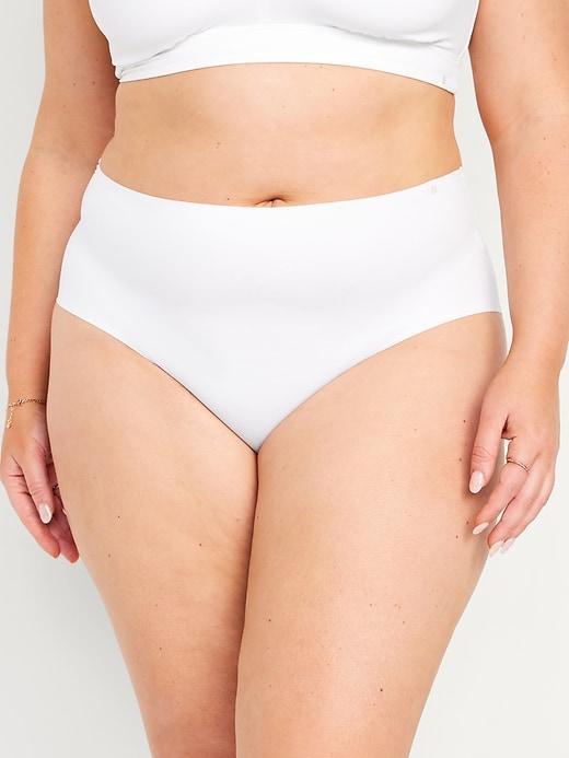 High-Waisted No-Show Brief Underwear Product Image