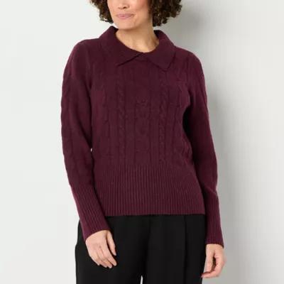 Liz Claiborne Womens Long Sleeve Pullover Sweater Product Image