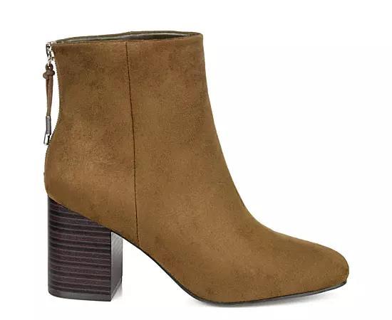 Journee Collection Audrina Tru Comfort Foam Womens Ankle Boots Brown Product Image