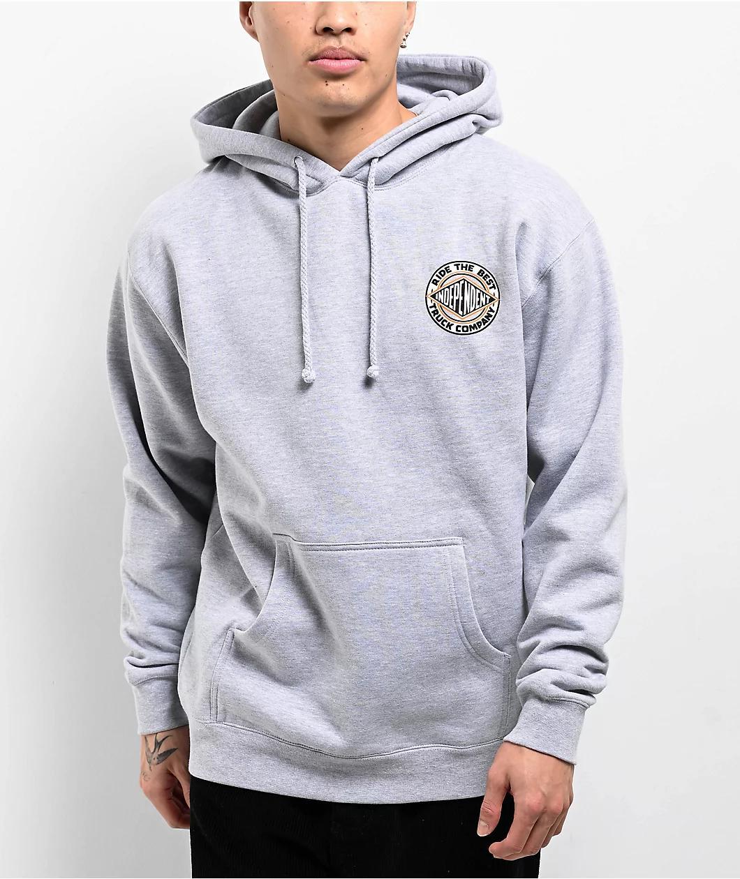 Independent Summit Heather Grey Hoodie Product Image