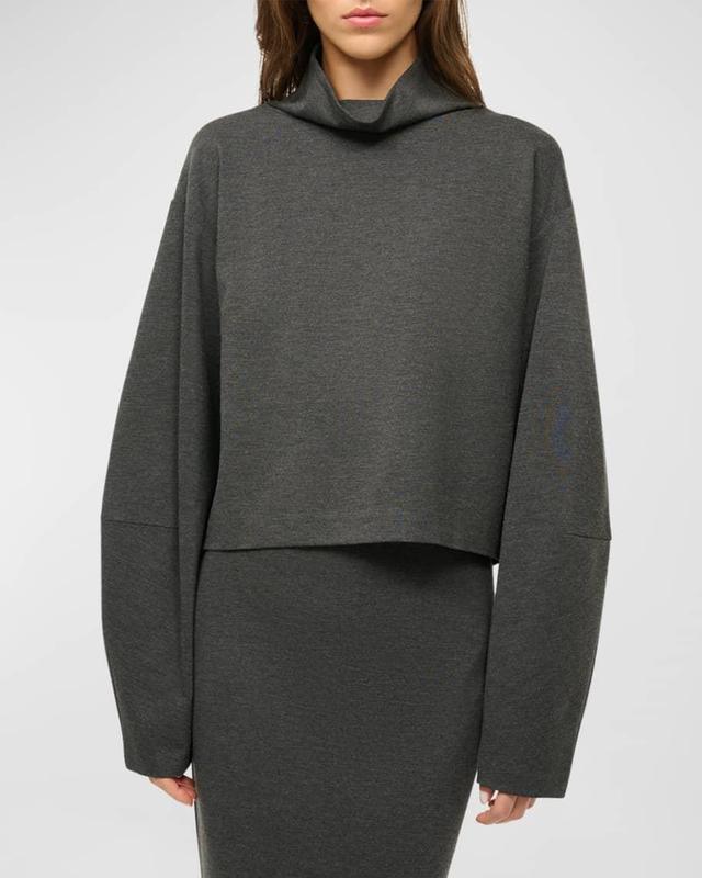 Binoche Mock-Neck Top Product Image