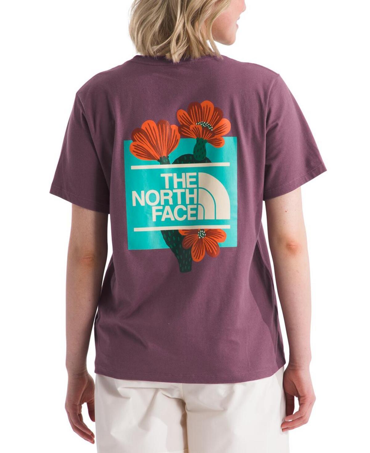 The North Face Womens Brand Proud Floral Graphic Crew Neck Short Sleeve Tee Product Image