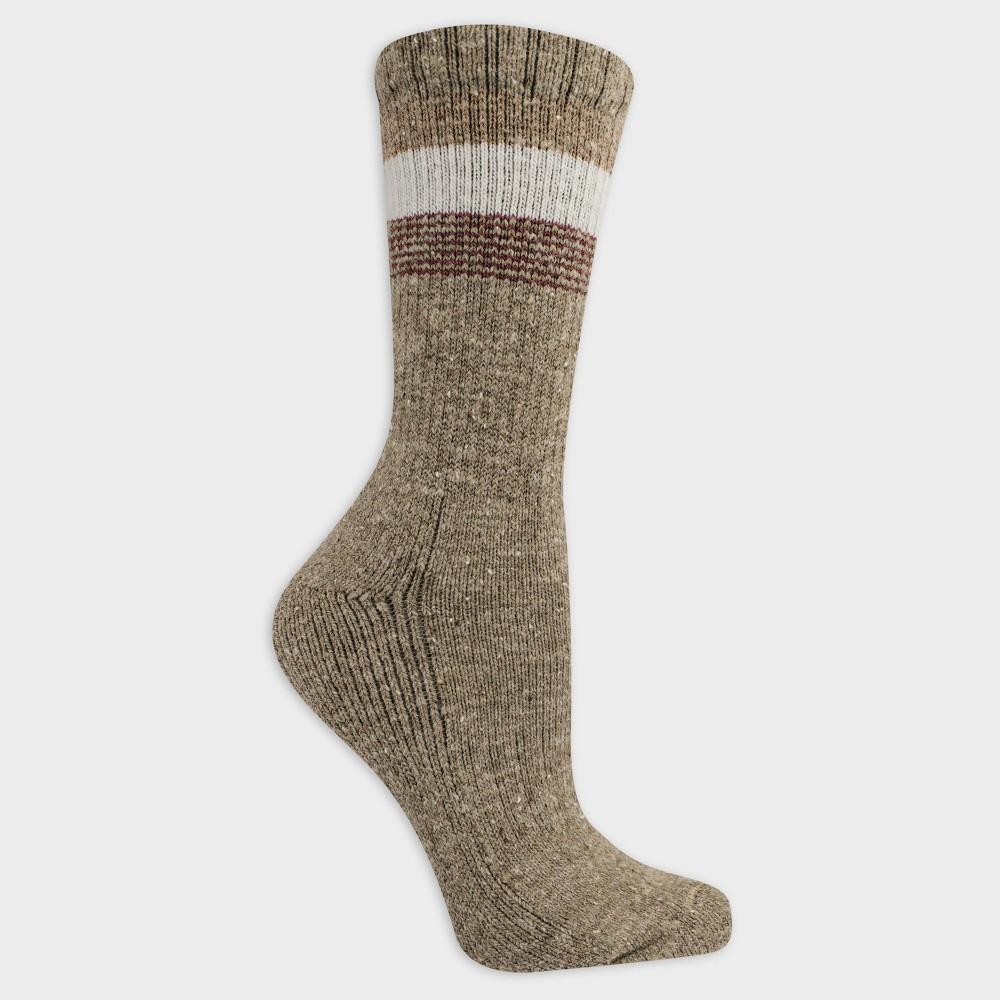 Alaska Knits Womens Striped Timeless Wool Blend Heavyweight Boot Socks 4-10 Product Image