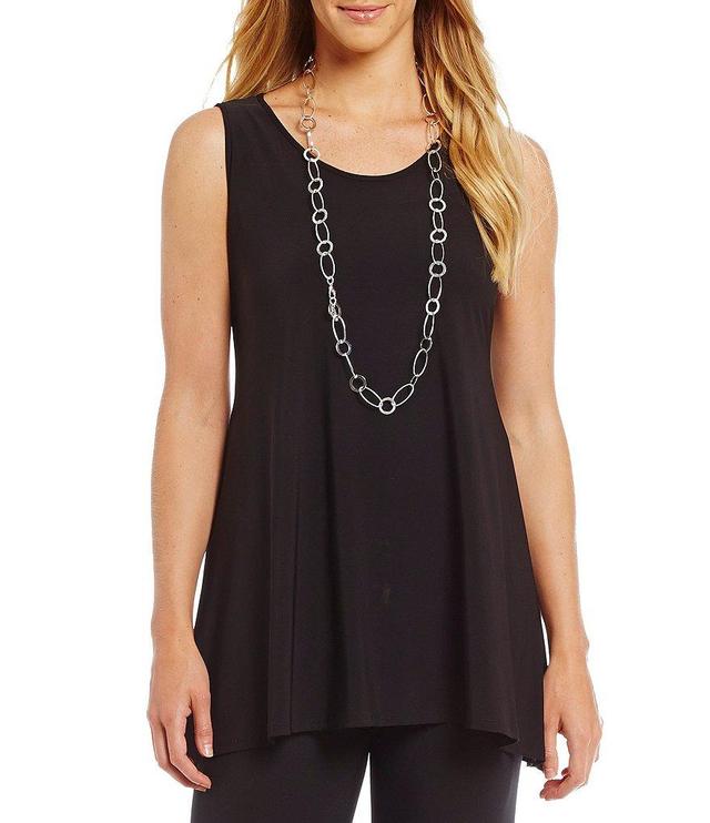 IC Collection Scoop Neck Sleeveless Long Tank Product Image