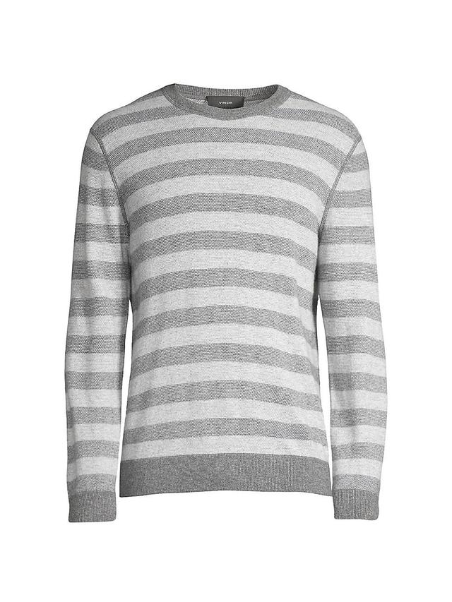 Vince Birdseye Stripe Crew Pullover Product Image