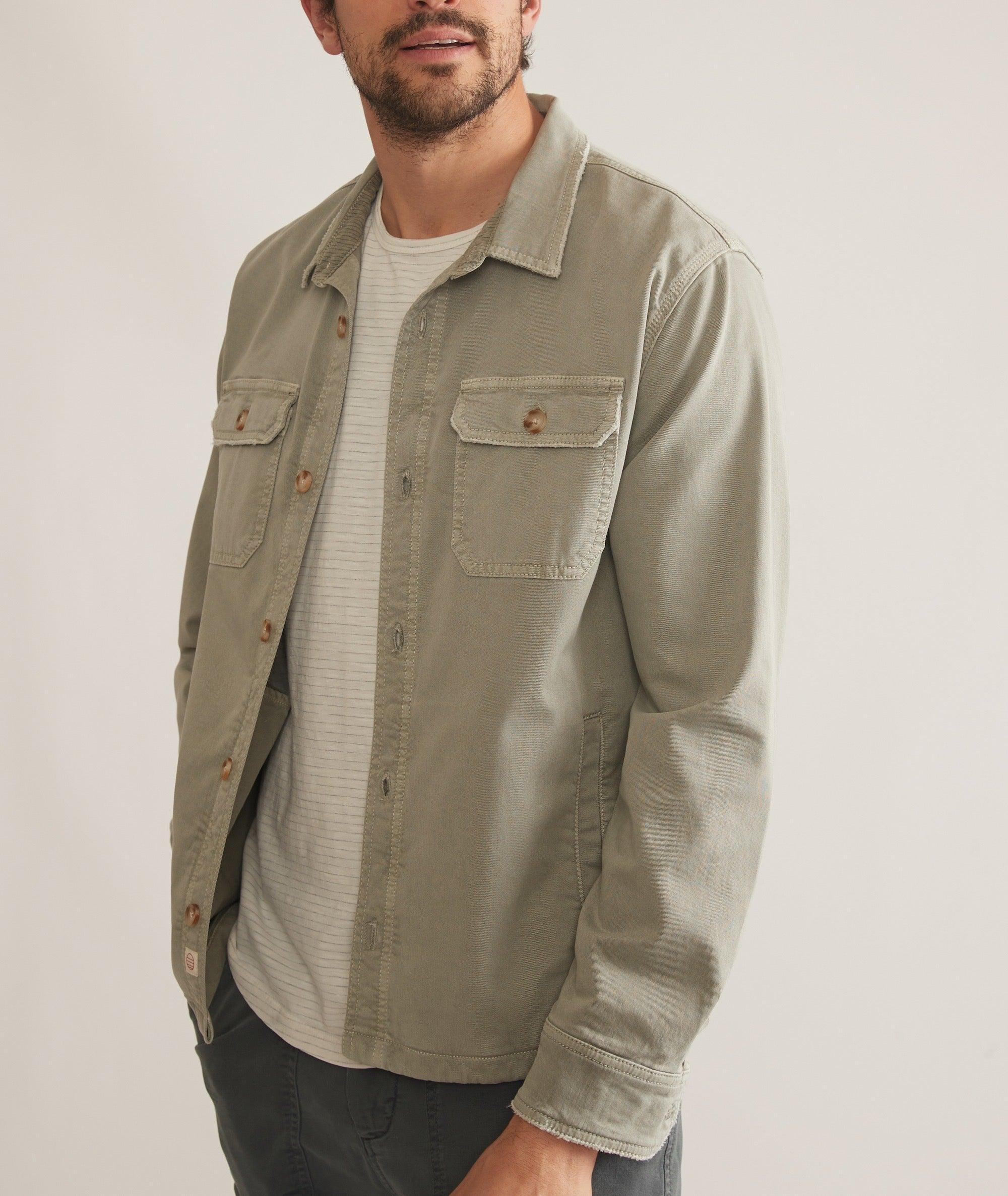 Garment Dye Twill Overshirt Product Image