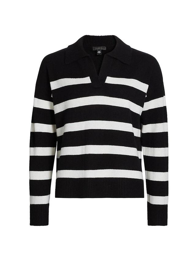 Womens Cashmere Striped Sweater Product Image