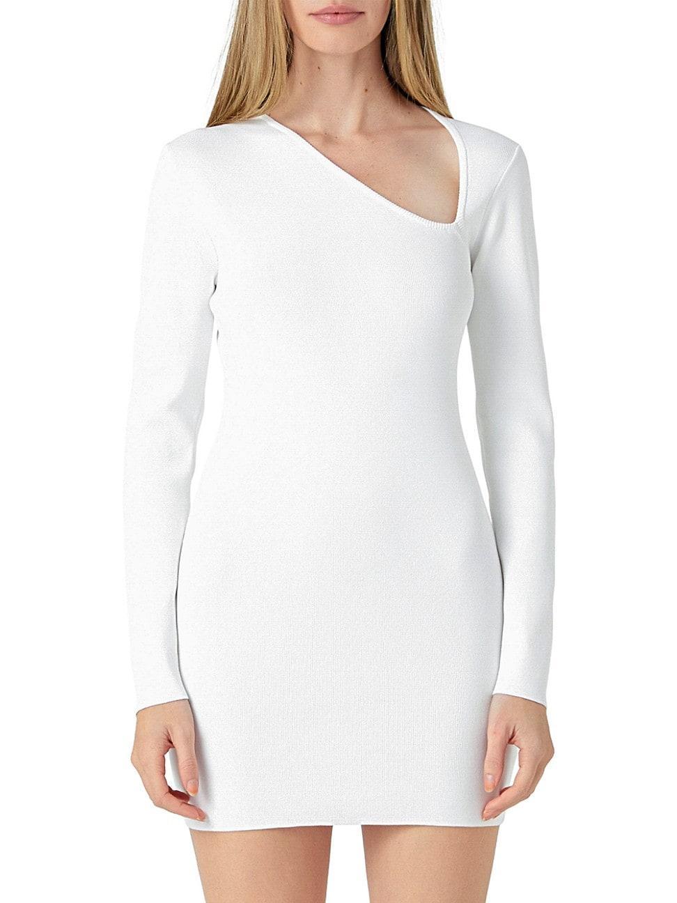 Womens Cut out Long Sleeve Mini Dress product image