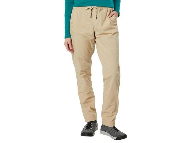 L.L.Bean Ripstop Pull-On Fleece Lined Pants (Sandbar) Women's Casual Pants Product Image