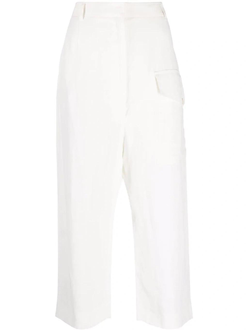 STELLA MCCARTNEY Straight-leg Cropped Trousers In White product image