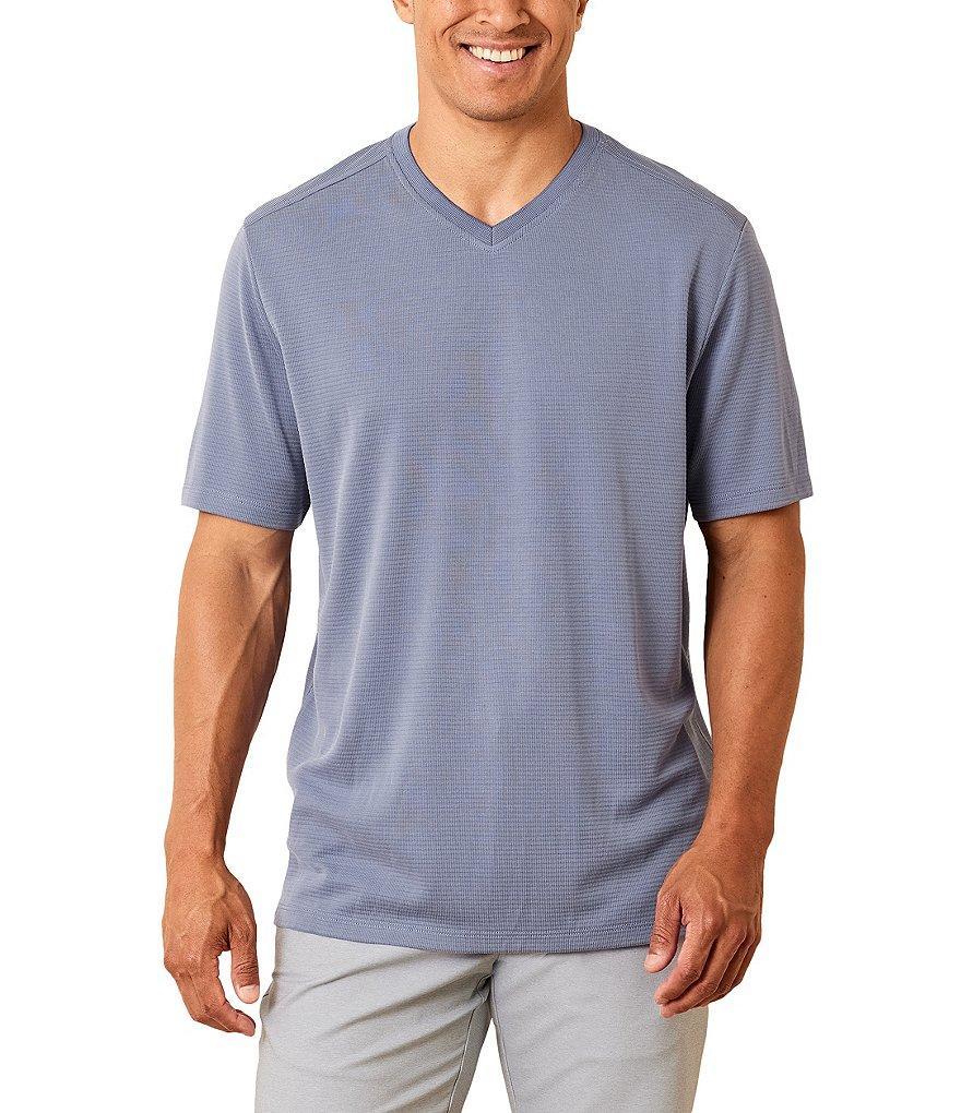 Tommy Bahama Big & Tall IslandZone Coastal Crest Short Sleeve V-Neck T-Shirt Product Image