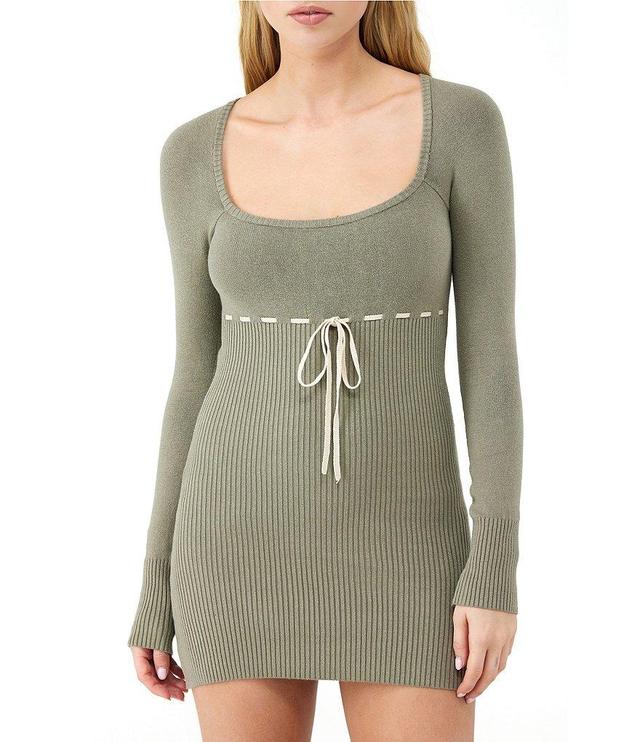 BDG Urban Outfitters Long Sleeve Edison Minidress Product Image