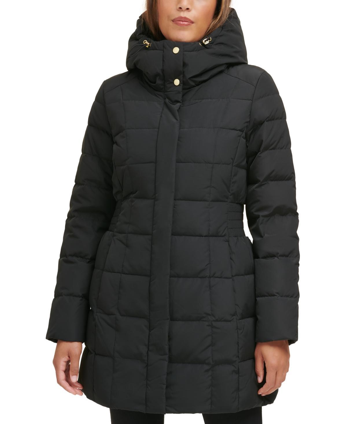 Cole Haan Signature Shawl Hooded Bibbed Puffer Coat Product Image