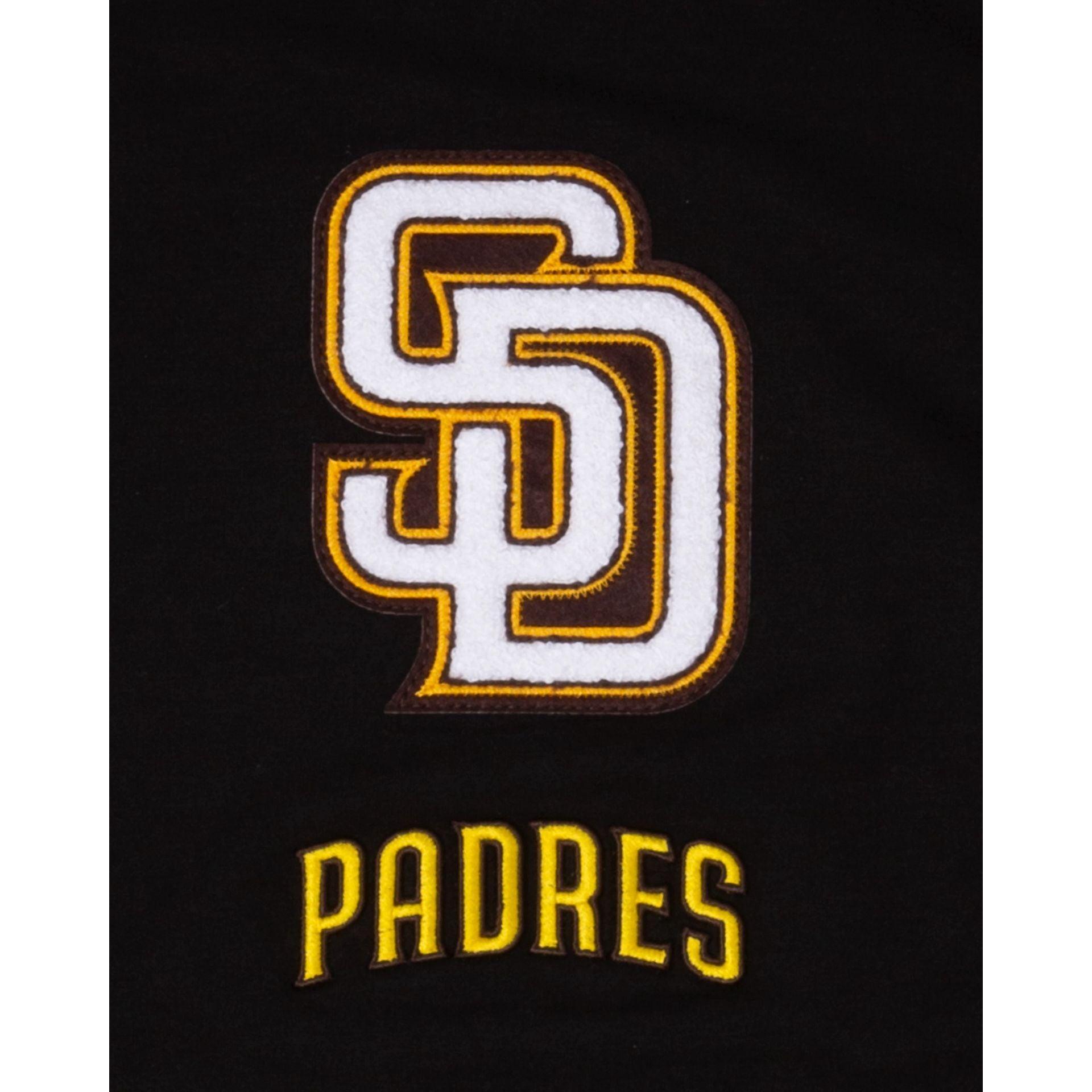 San Diego Padres Logo Select Black Hoodie Male Product Image