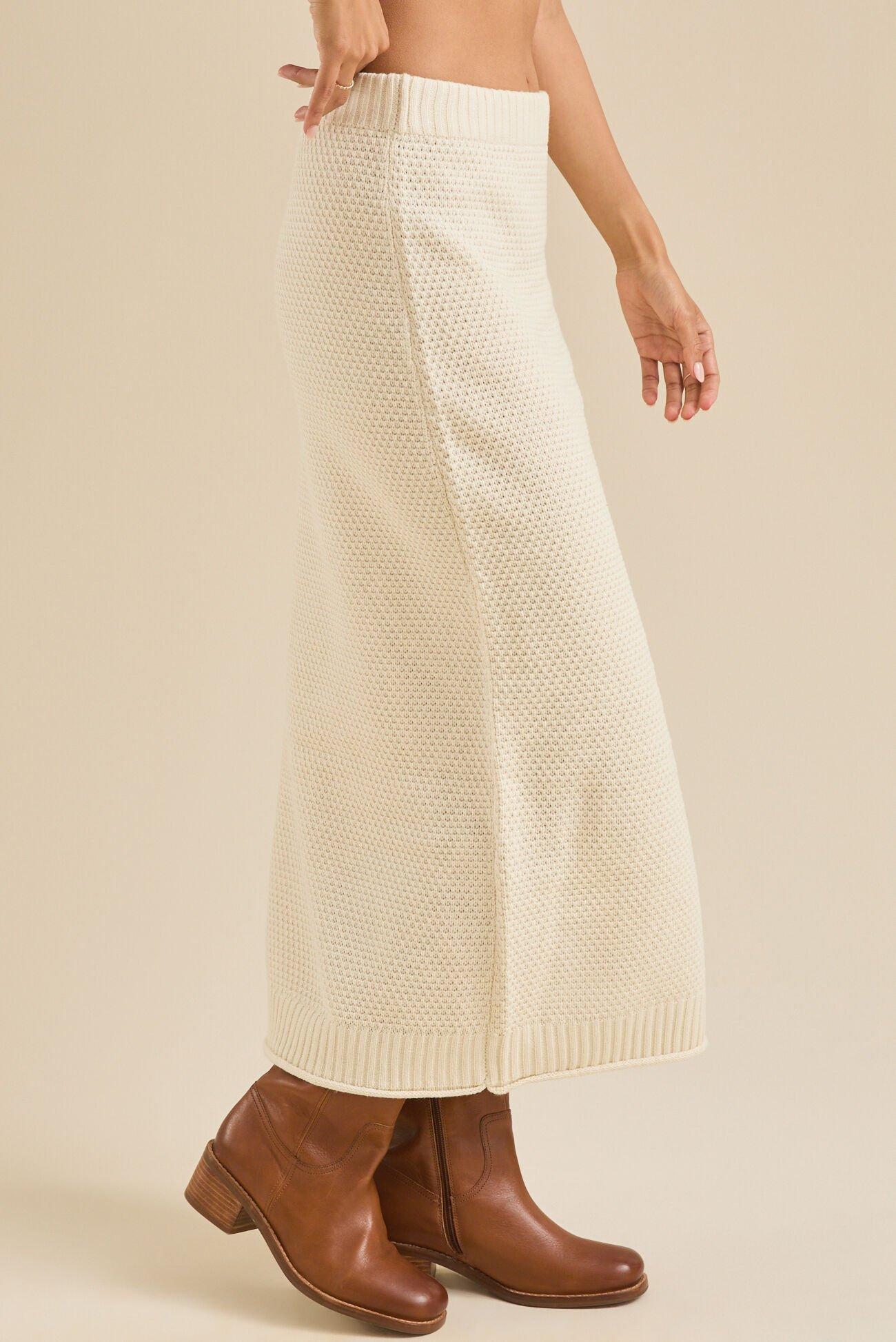 Faith Knit Midi Skirt Product Image