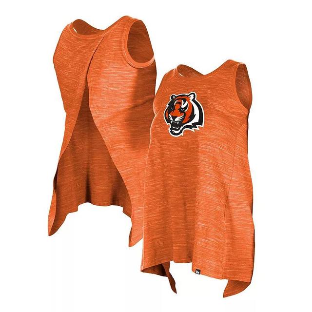 Womens New Era Cincinnati Bengals Plus Size Space Dye Active Tank Top Product Image