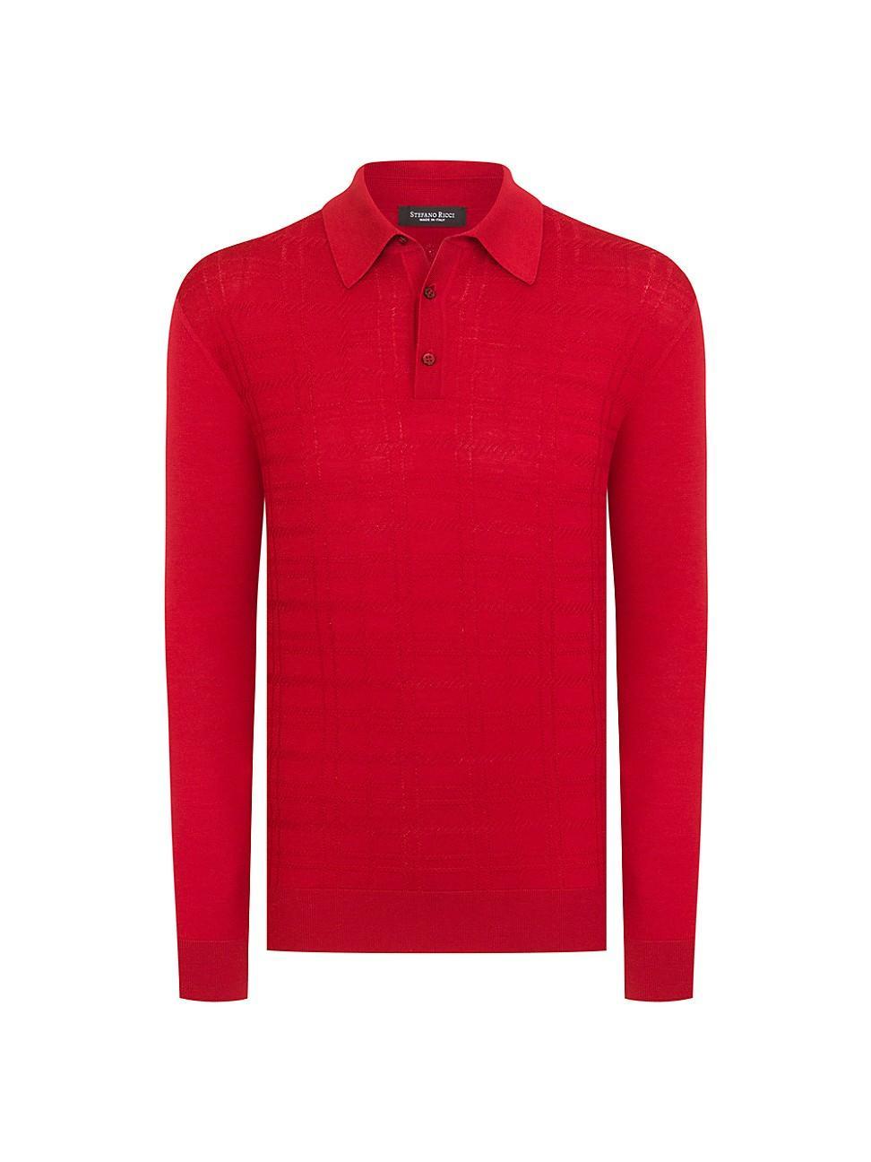 Mens Polo Sweater Product Image