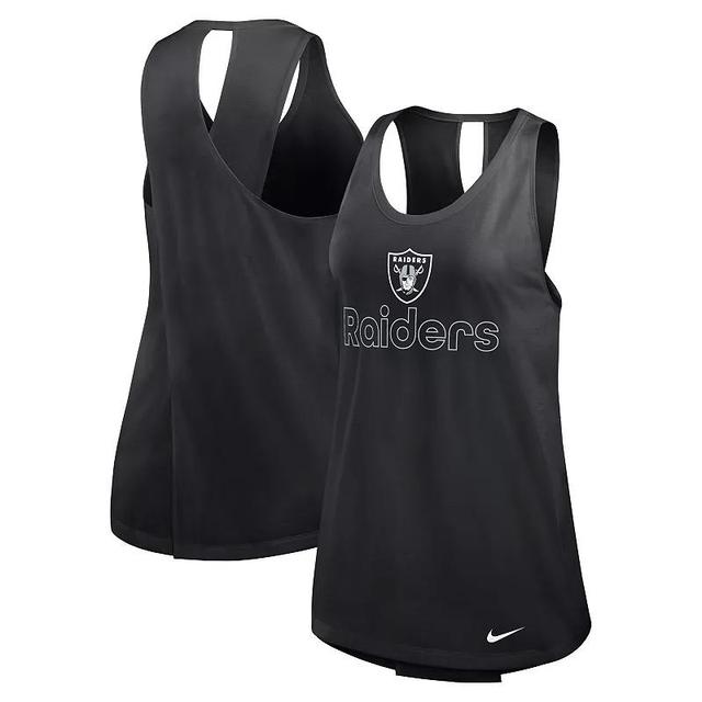 Womens Nike Black Las Vegas Raiders Performance Tank Top Product Image