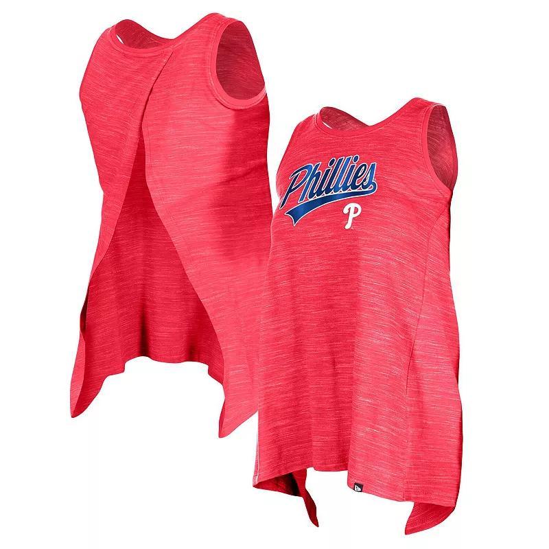 Womens New Era Philadelphia Phillies Space-Dye Active Tank Top Product Image