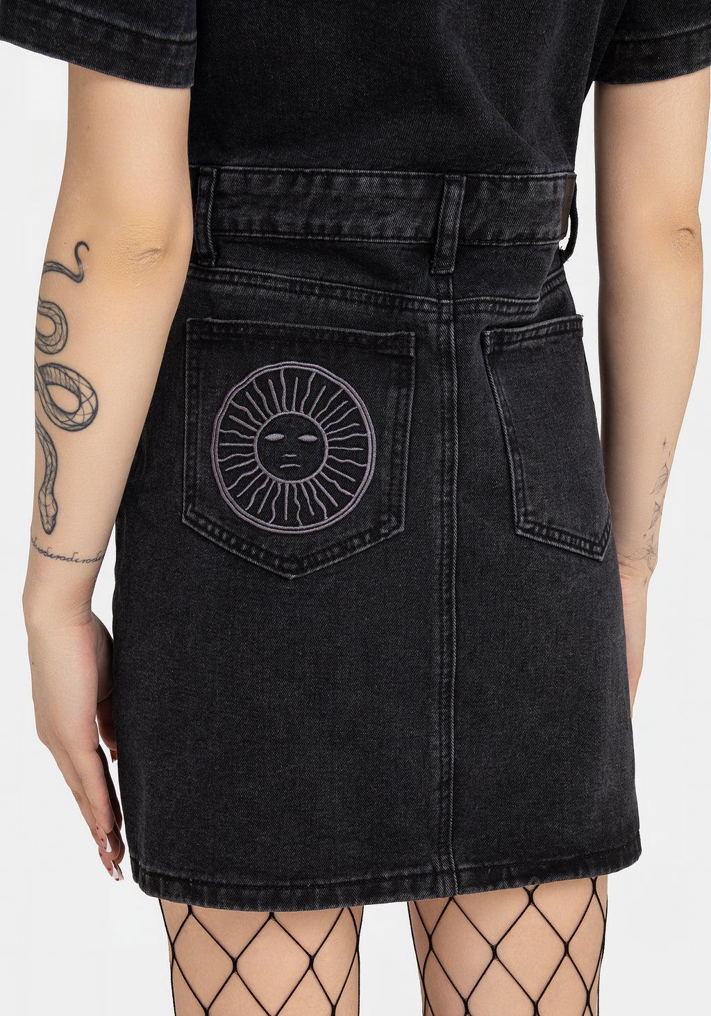 Invictus Denim Mini Shirt Dress Product Image