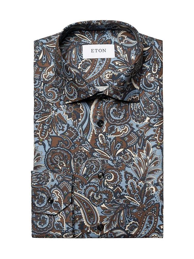 Mens Contemporary Fit Paisley Shirt Product Image