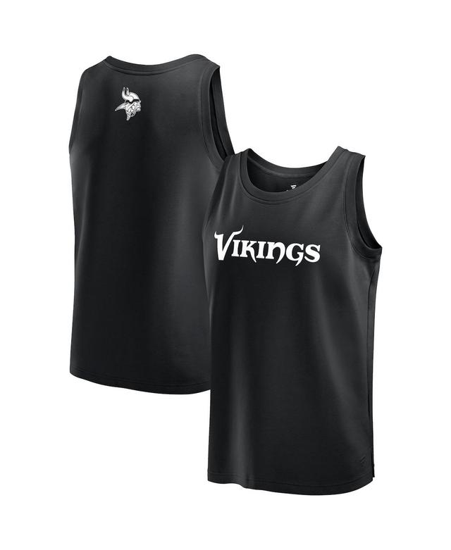 Fanatics Mens Black Minnesota Vikings Elements Tank Top Product Image