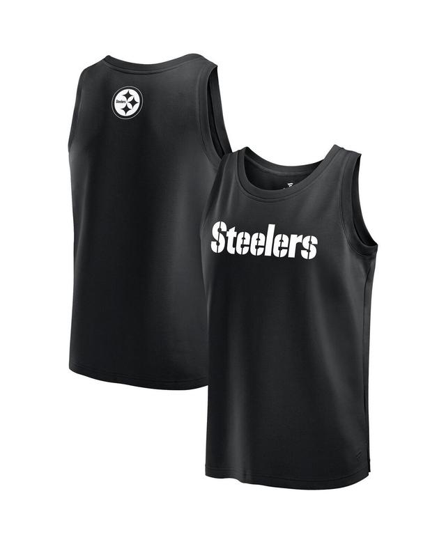 Fanatics Mens Black Pittsburgh Steelers Elements Tank Top Product Image