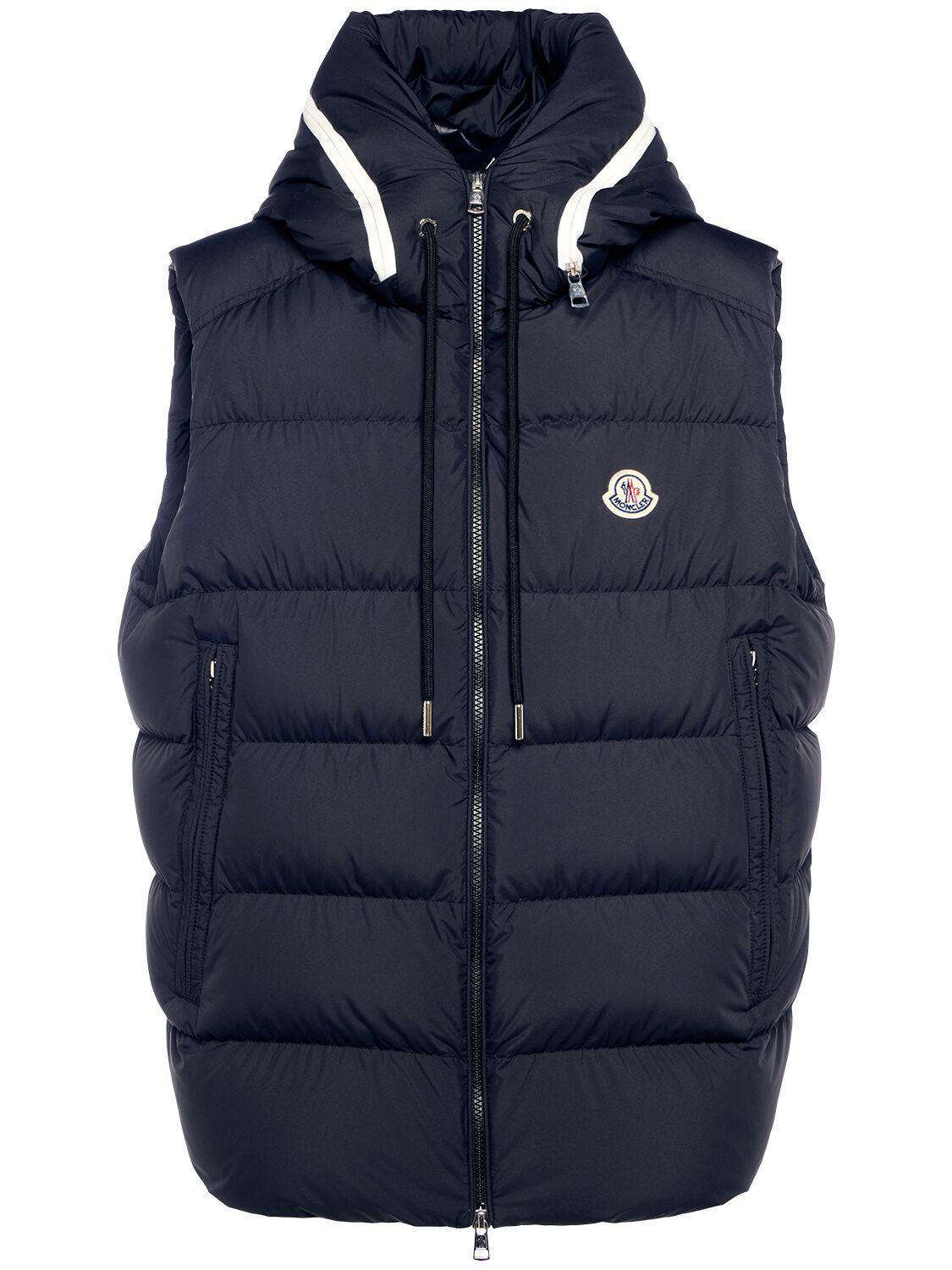 MONCLER Cardamine Down Gilet In Blue Product Image