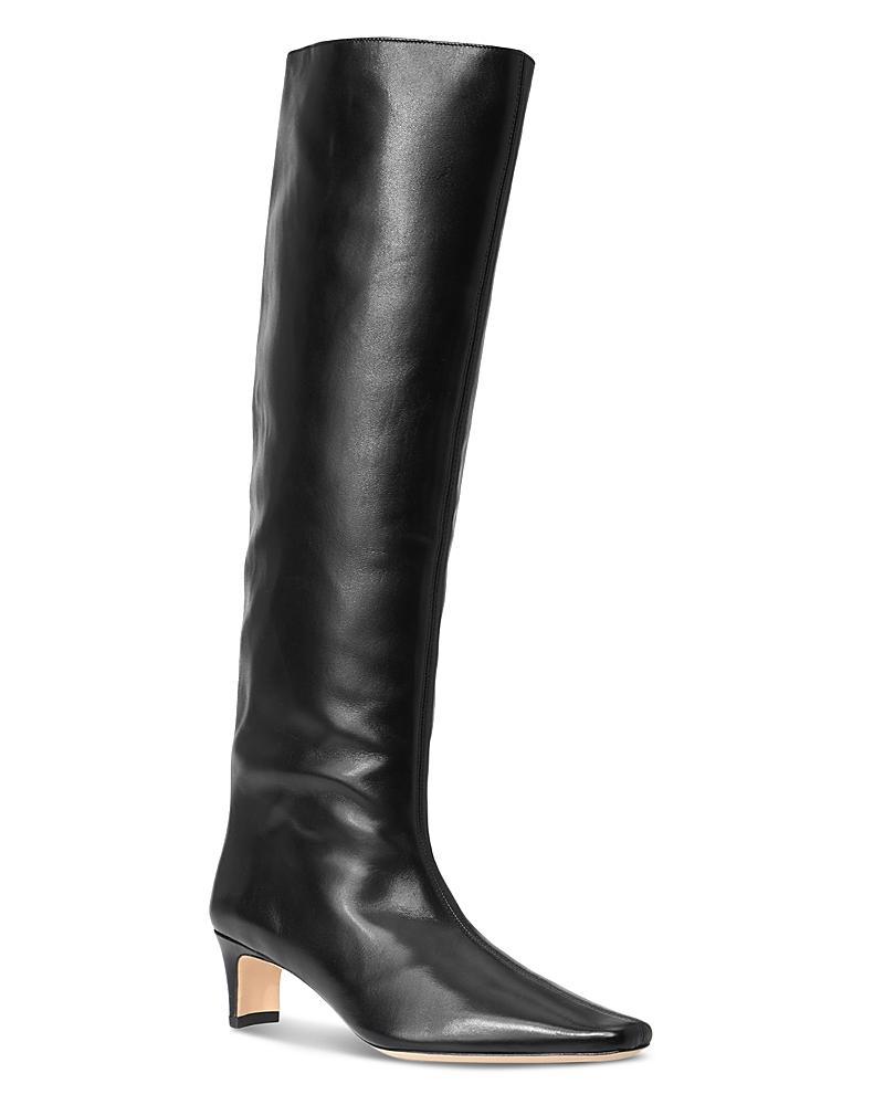 Womens Wally Leather Knee-High Boots Product Image