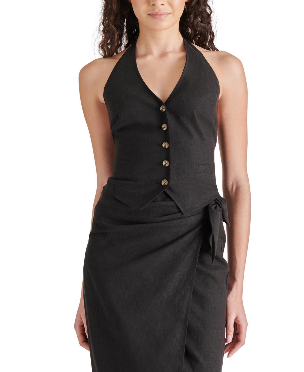 Women's Wolfe Tailored Button-Front Vest Product Image