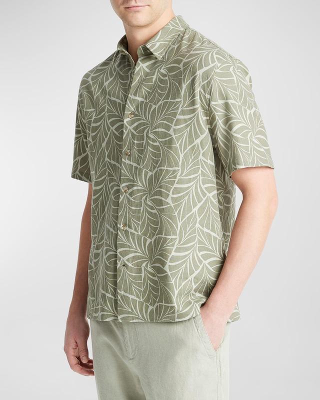 Mens Knotted Leaves Sport Shirt Product Image