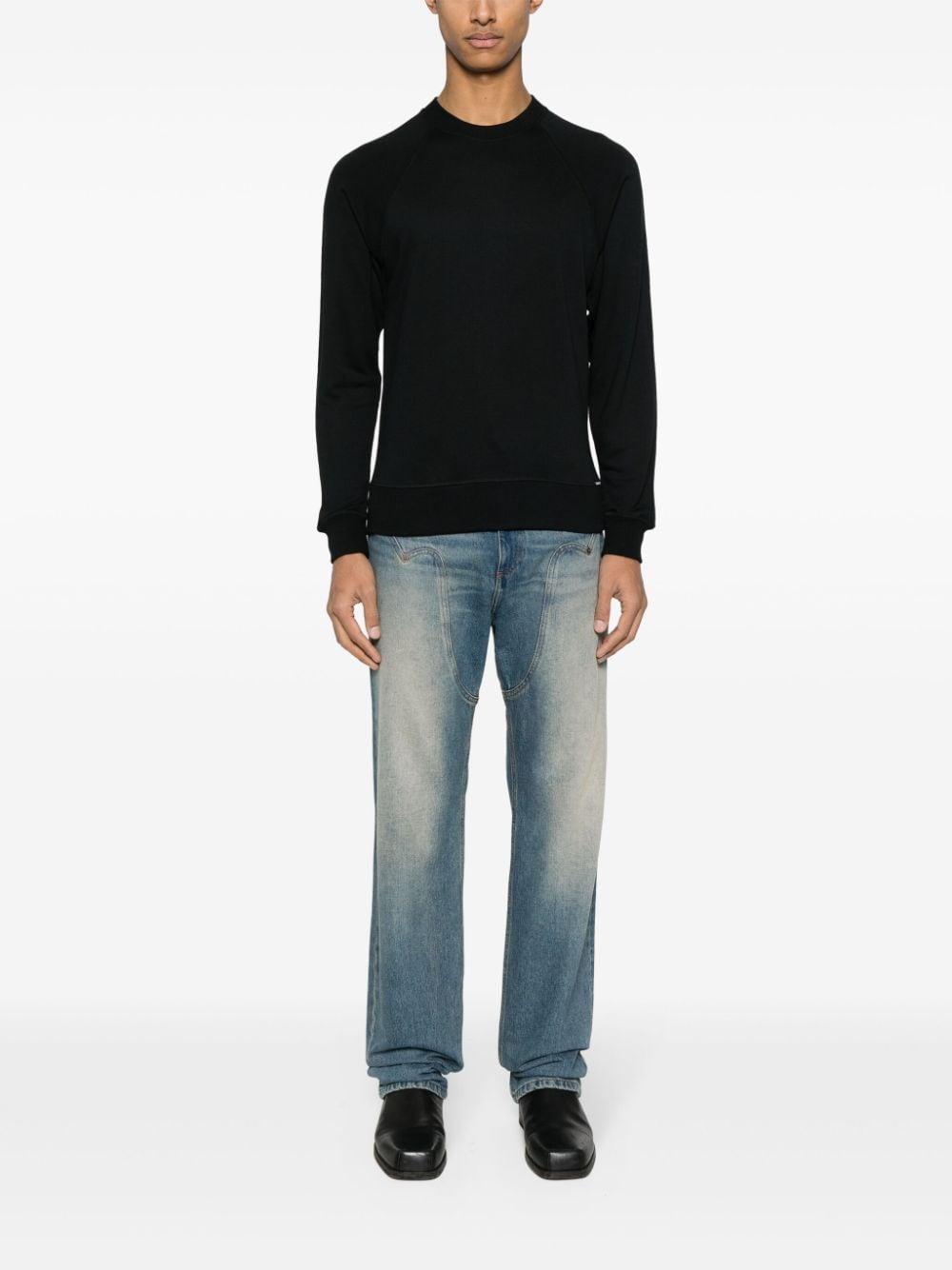 Crew-neck Jumper In Black Product Image