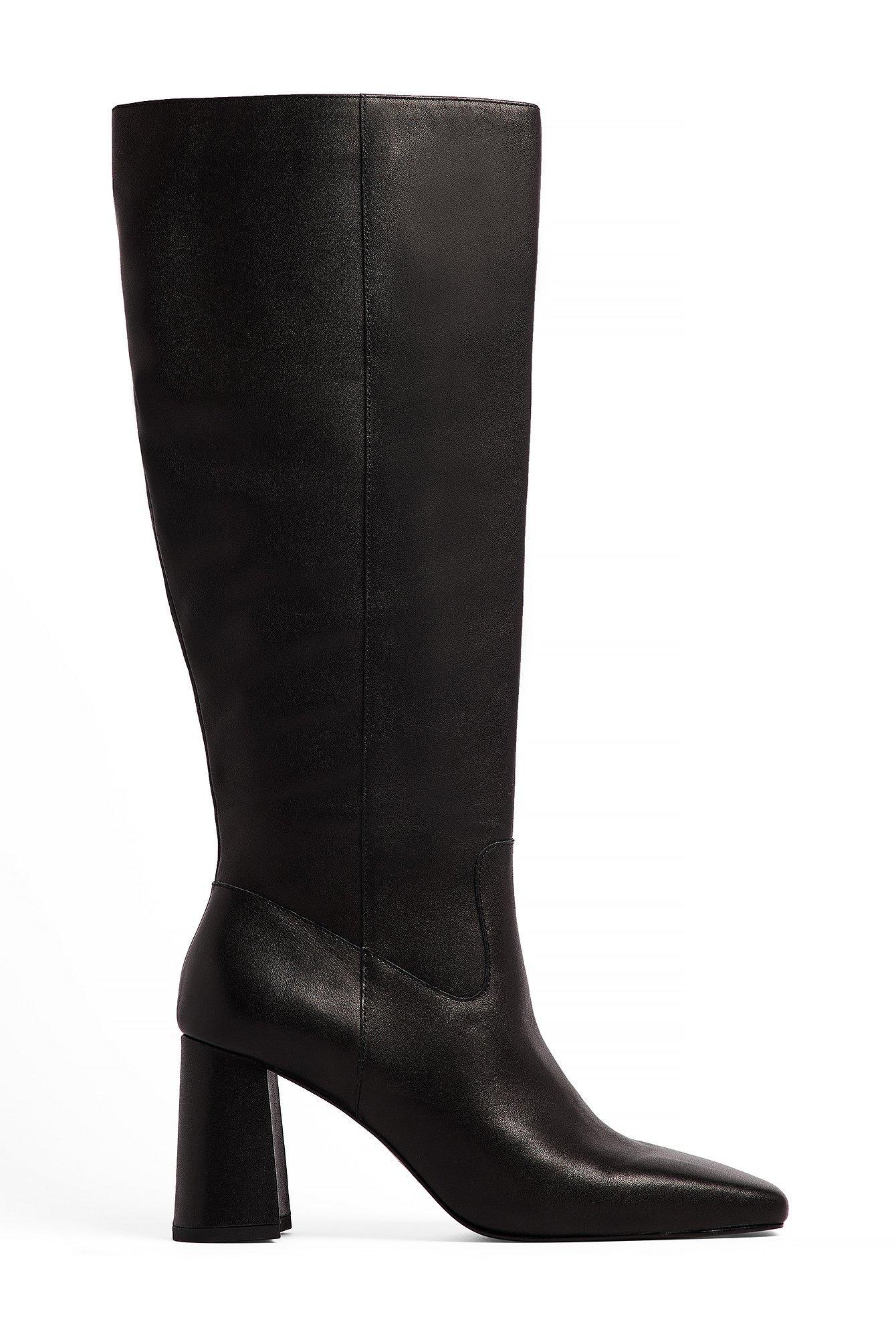 Leather Shaft Boots Product Image