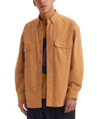 Levis Mens Relaxed-Fit Woven Shirt Product Image