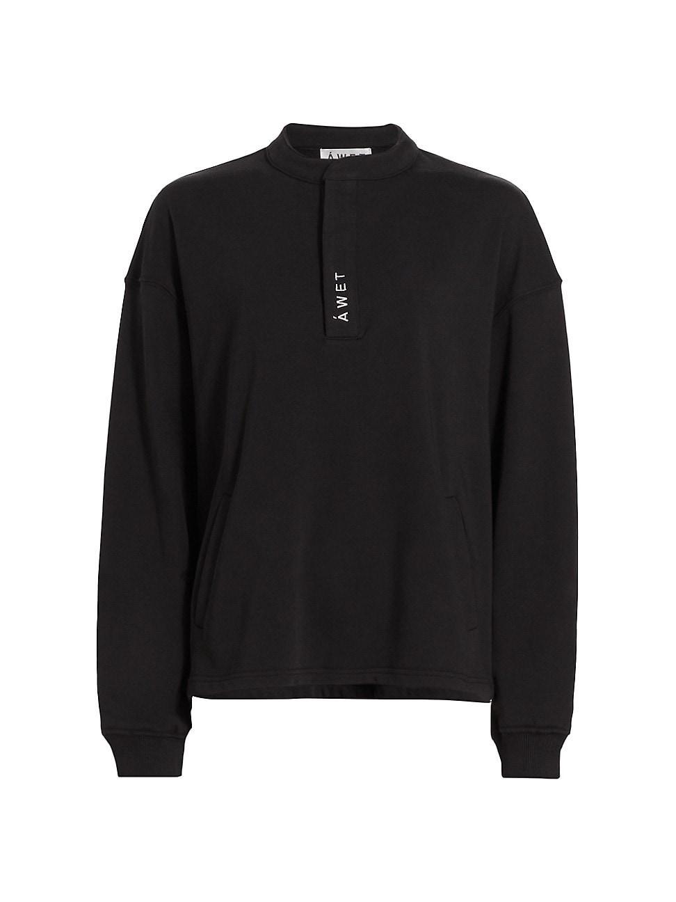 Mens Caloue Henley Sweater Product Image